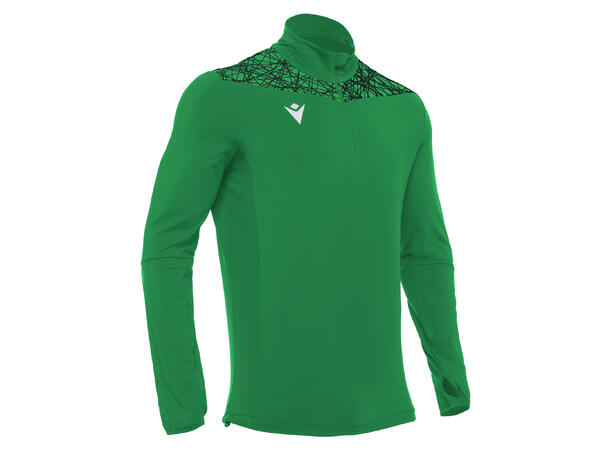 Tiber 1/4 Zip Top GRN/BLK S Stilren treningsgenser - Unisex 
