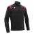 Gange 1/4 Zip Top BLK/RED XS Teknisk treningsgenser - Unisex 