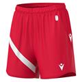 BANSHEE ECO shorts W RED/WHT XXL Teknisk kamp og treningsshorts - Dame