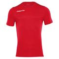 Rigel shirt shortsleeve RED XXS Teknisk trenings t-skjorte - Unisex
